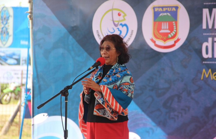 Menteri Susi Dorong Ekspor Ikan Langsung Dari Merauke